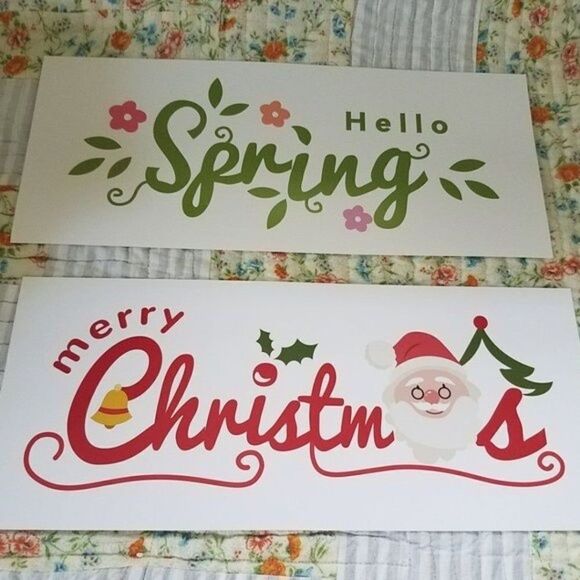 Wooden Picture Display Frame Board 14 Signs, Leaves, Mini Clothes Pins, Rope - Picture 12 of 12